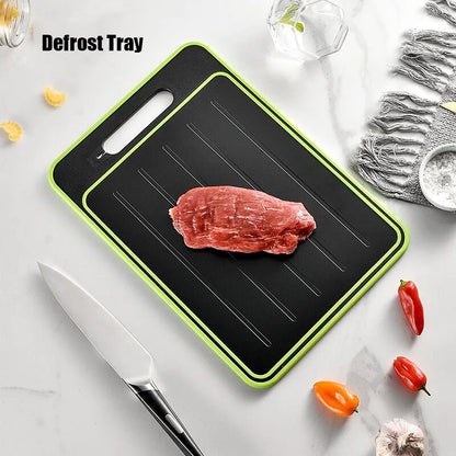 Defrosting Cutting Board  with Knife Sharpener