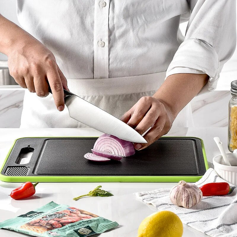 Defrosting Cutting Board  with Knife Sharpener